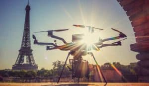 Spot pour drone a Paris